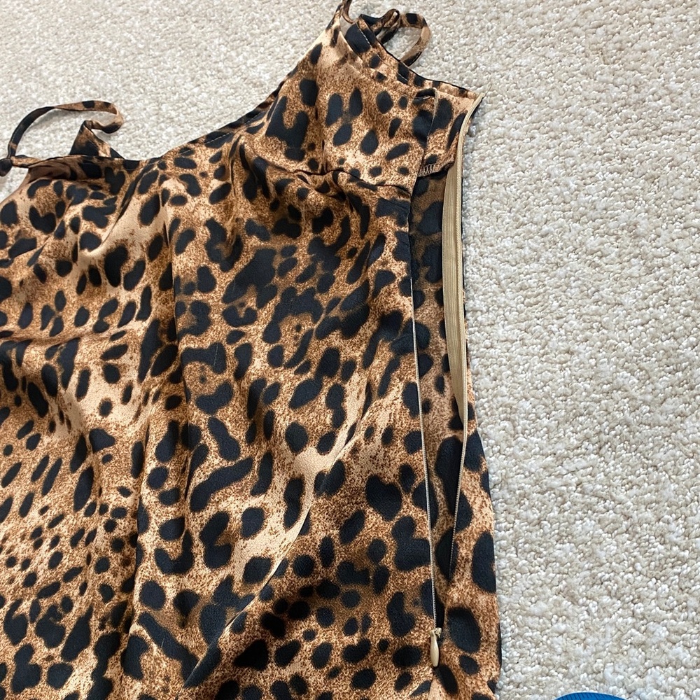 Nasty Gal Brown Leopard Mini Dress - Picture 9 of 10